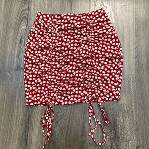 💌 floral skirt